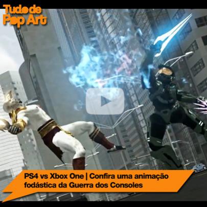 PS4 vs Xbox One, confira uma animação fodástica da guerra dos consoles