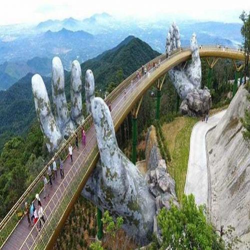  Conheça a Ponte Segurada por um Par de Mãos Gigantes no Vietnã!