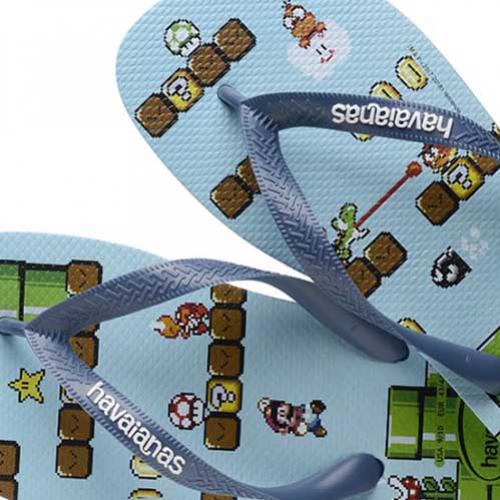 Havaianas lança linha inspirada em SUPER MARIO