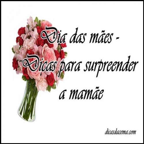 Dia das mães - Dicas para surpreender a mamãe