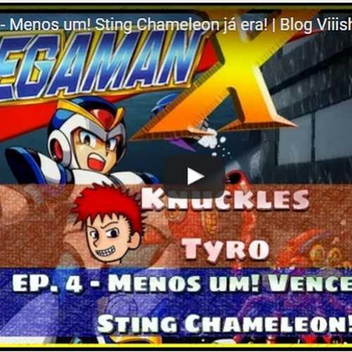 Novo vídeo! Menos 1 - Vencemos o Sting Chameleon no Mega Man X!