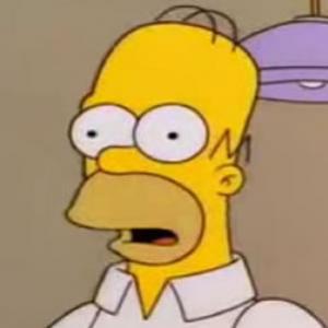 Homer trollando lindamente o pai do Milhouse