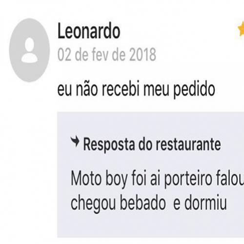 Aquela avaliação do iFood