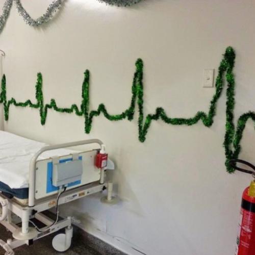  Decoração de Natal em hospitais
