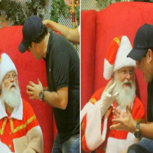 Triste realidade: Sérgio Mallandro e Papai Noel