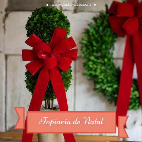 20 ideias de topiarias de Natal para inspirar e copiar