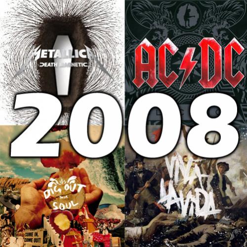 O melhor do rock em 2008