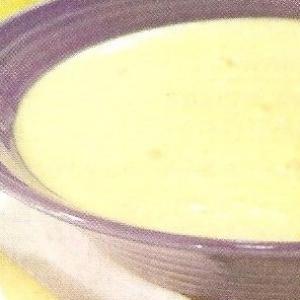 Sopa de batata com milho