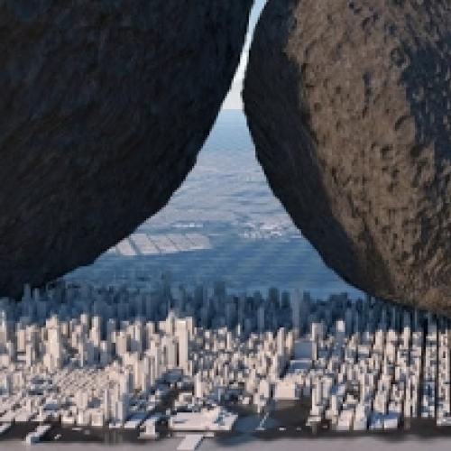 Comparando o tamanho dos maiores asteroides com uma cidade #2