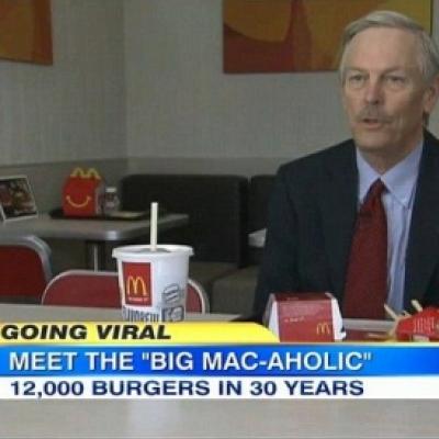 Conheça o americano que comeu 12 mil Big Macs nos últimos 30 anos