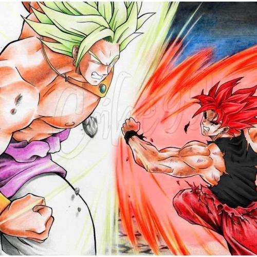 Goku vs Broly de um jeito que você nunca viu