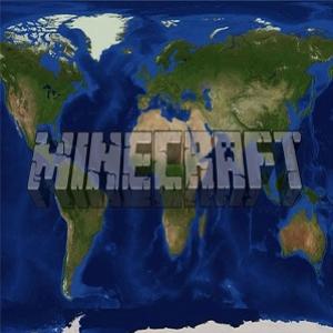 O planeta Terra versão minecraft