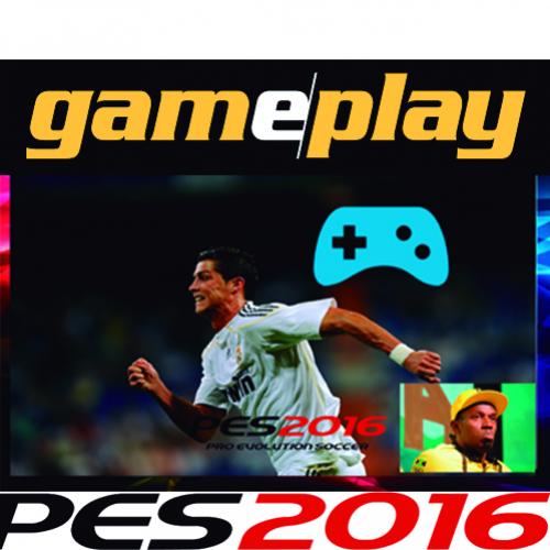 Gameplay de PES 2016 Quem é mais rapido? Neymar, Messi ou CR7