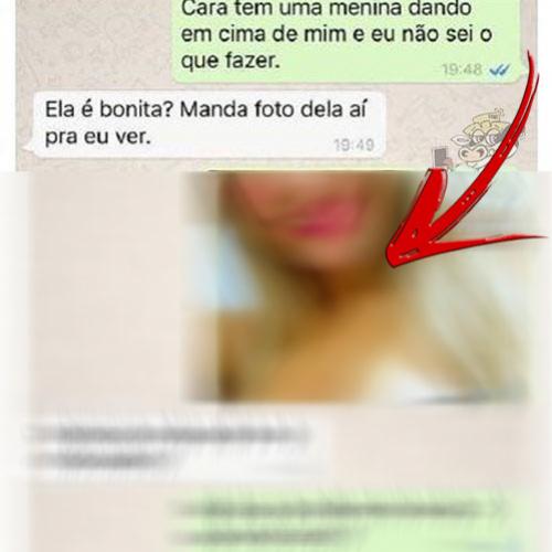 Pedindo ajuda do amigo para puxar assunto com a gata 