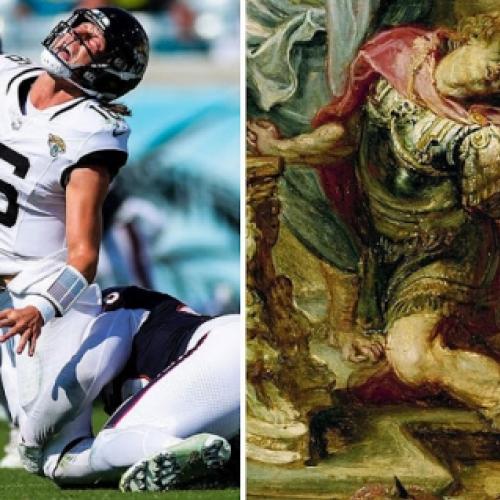 Imagens divertidas comparam arte com esportes #2