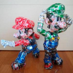 Sustentabilidade: Esculturas com latas de cerveja 