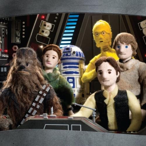 Designers recriam cenas clássicas de Star Wars com bonecos de pano