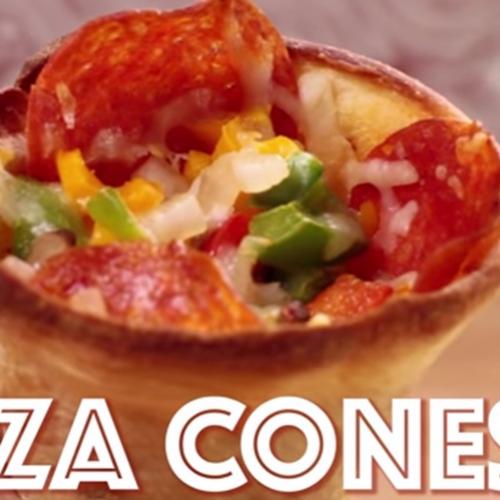 Receita: Como fazer pizza no cone