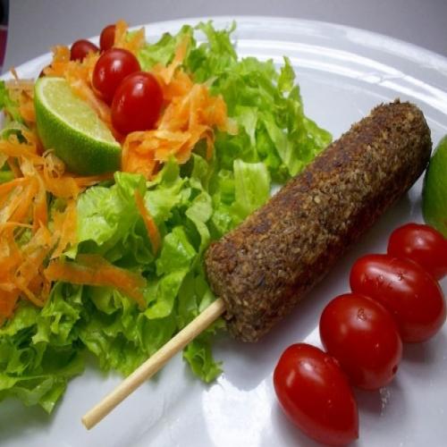Explore esta receita nutritiva e deliciosa de kebab vegan