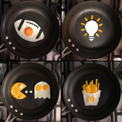 16 obras de arte feitas com ovos (feitas por uma estudante de medicina
