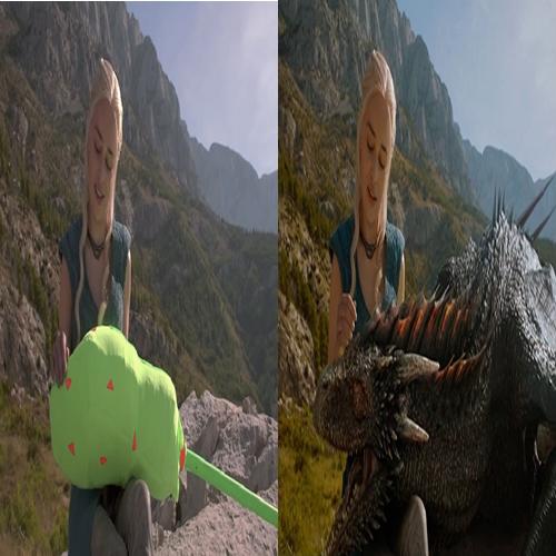 O antes e depois dos efeitos especiais