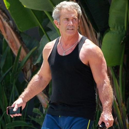 Mel Gibson mostra excelente forma física aos 60 anos.