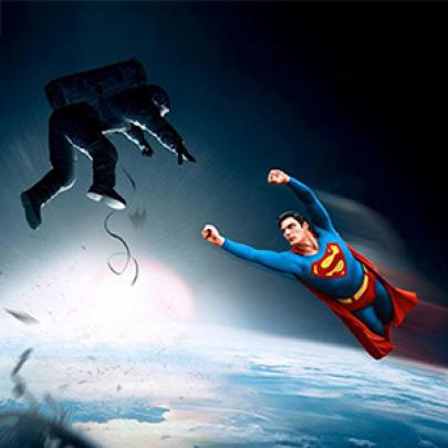 Superman salva Sandra Bullock em 
