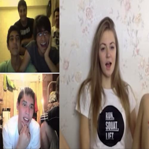 Jovem Russa finge estar animadinha na webcam e as reações são ótimas
