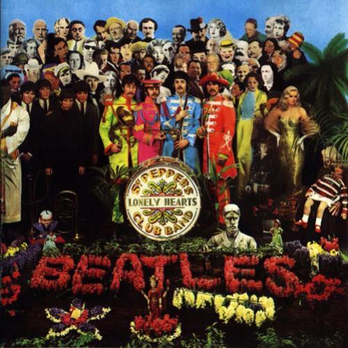 Algumas das inúmeras paródias e homenagens a capa do álbum Sgt Peppers