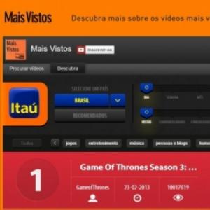 Google e Itaú criam canal com os mais vistos do YouTube