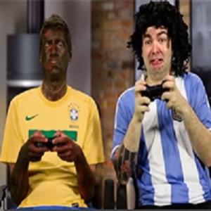 Desafio do RAP entre Pelé e Maradona