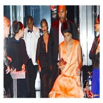 Vídeo mostra Jay-Z apanhando da irmã da Beyoncé no Met Gala da semana 