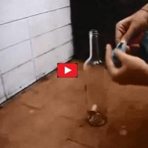 Como tirar uma rolha de dentro da garrafa