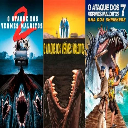 A ordem para assistir os filmes Ataque dos Vermes Malditos