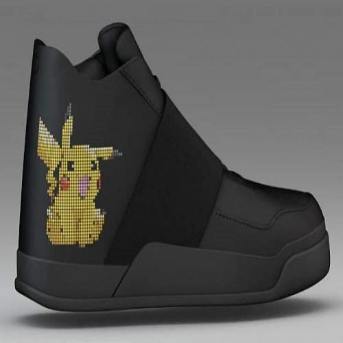 Sneaker que informa quando existem Pokémon