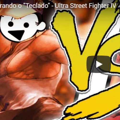 Quebrando o teclado no Street Fighter IV !