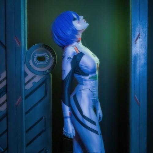 O cosplay de Rei Ayanami, do anime Neon Genesis Evangelion, mais impac