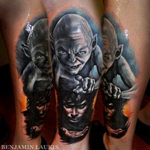 As tatuagens de Benjamin Laukis