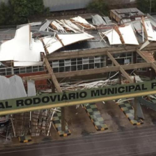 Assista os estragos do Ciclone bomba em Santa Catarina