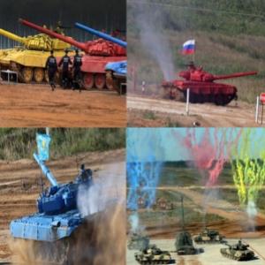 Competição de tanques de guerra na Rússia