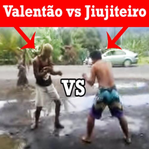 Valentão foi agredir quem luta Jiu-Jitsu acabou imobilizado.