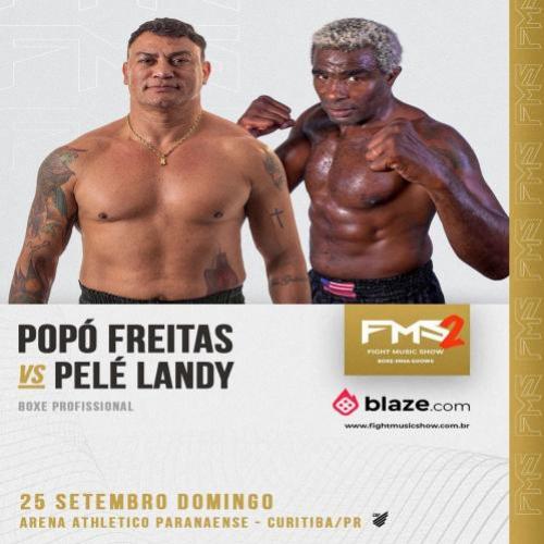 Popó e Pelé Landy trocam farpas antes de duelo: “Prometo que vai ser n