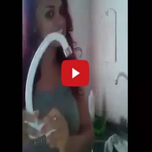 Mulher mostra que não precisa de homem para trocar uma torneira