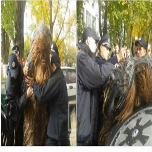 Chewbacca preso na Ukrania
