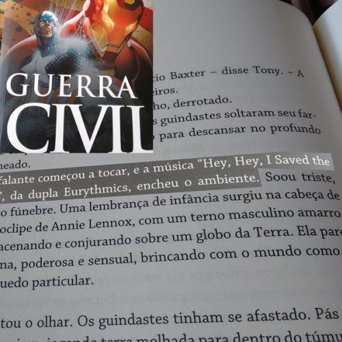 Quando o livro te indica uma música... Guerra Civíl da Marvel