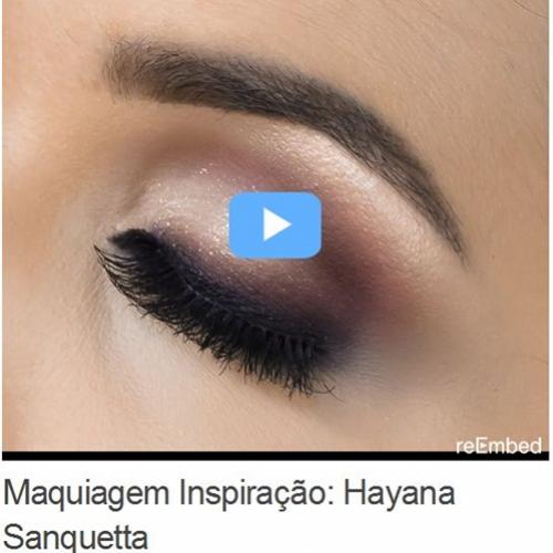 Maquiagem Inspiração: Hayana Sanquetta