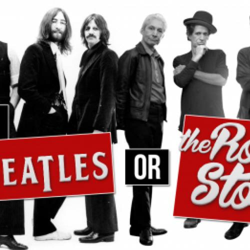 Beatles ou Rolling Stones? Escolha os dois