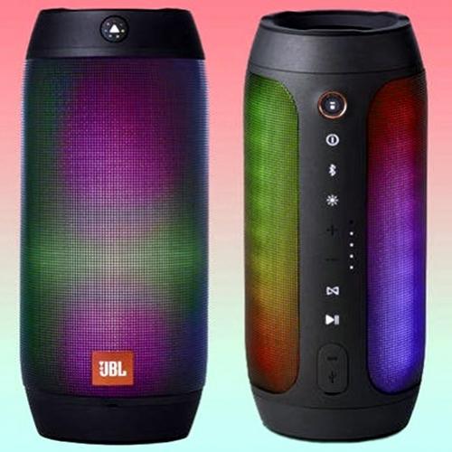 Som alto e luzes coloridas é com a caixa de som JBL Pulse 2
