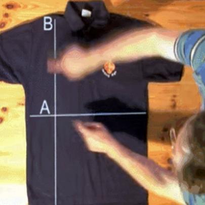 Como dobrar uma camiseta perfeitamente