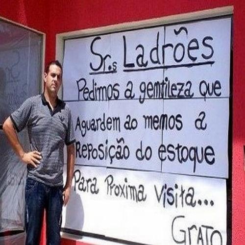 25 pedidos engraçados deixados para ladrões